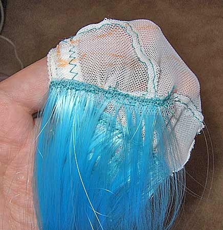 парик для куклы из искусственных волос