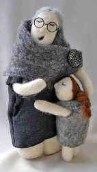 Валяная кукла, автор Мирра Мало,http://www.livemaster.ru/item/538835-kukly-igrushki-spyaschaya 